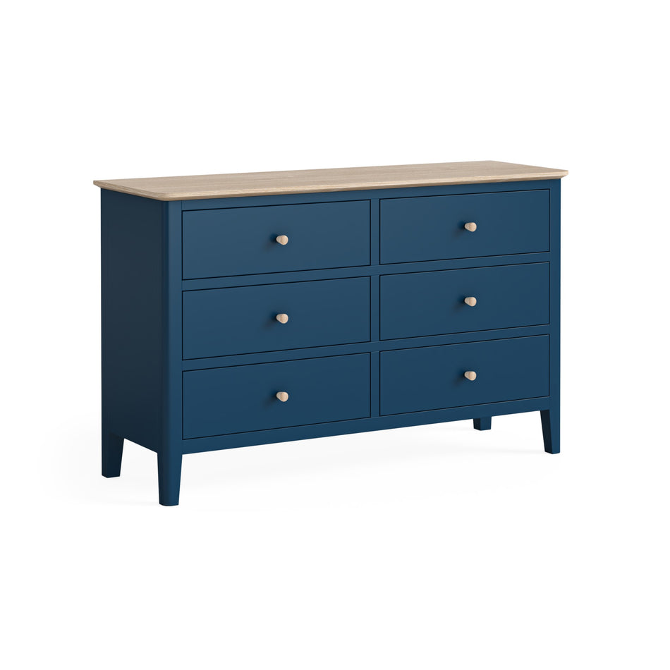 Marlow Navy 6 Drawer Chest