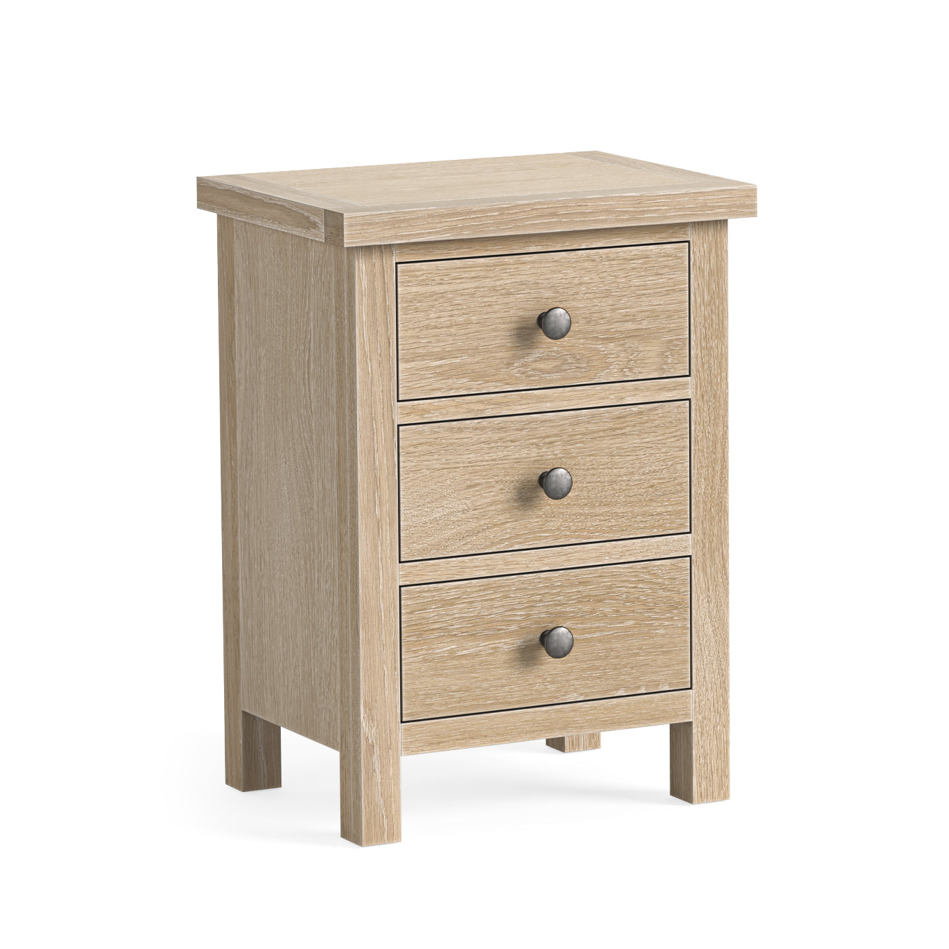 Modern Country Bedside Locker Light Grey