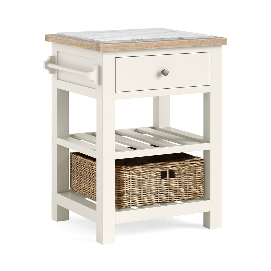 Modern Country Small Kitchen Island Coconut