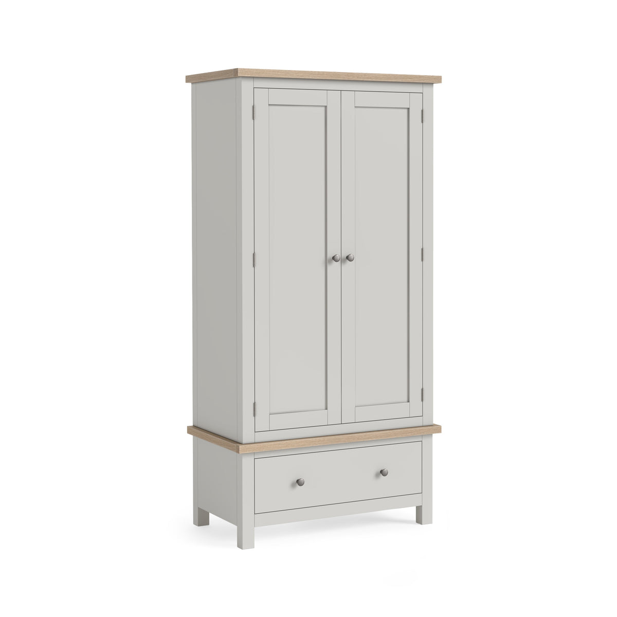 Modern Country Oak Gents Wardrobe