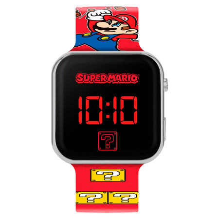 Super Mario Bros Red Strap LED Watch