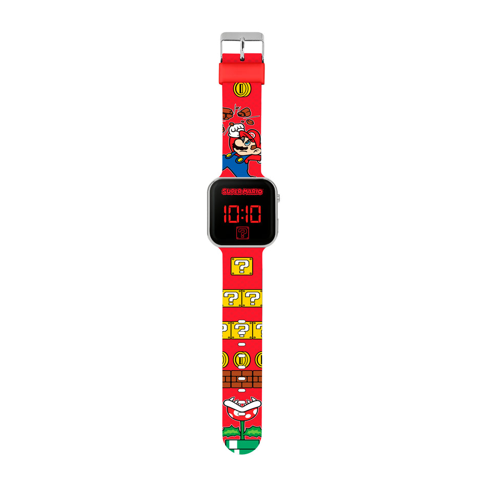 Super Mario Bros Red Strap LED Watch