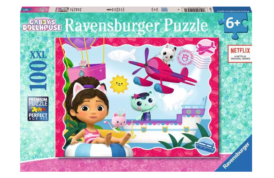 Ravensburger Gabby's Dollhouse, XXL 100 piece Jigsaw Puzzle