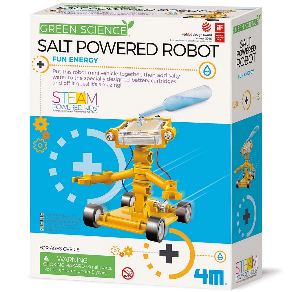 Great Gizmos Green Science Salt Powered Robot