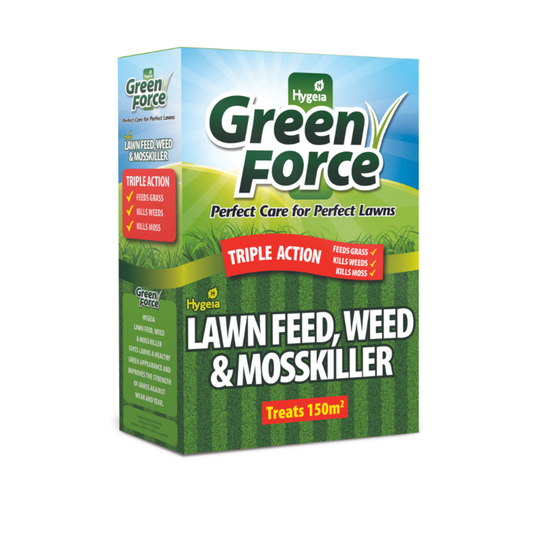 Hygeia Lawn Feed, Weed & Moss Killer 3kg
