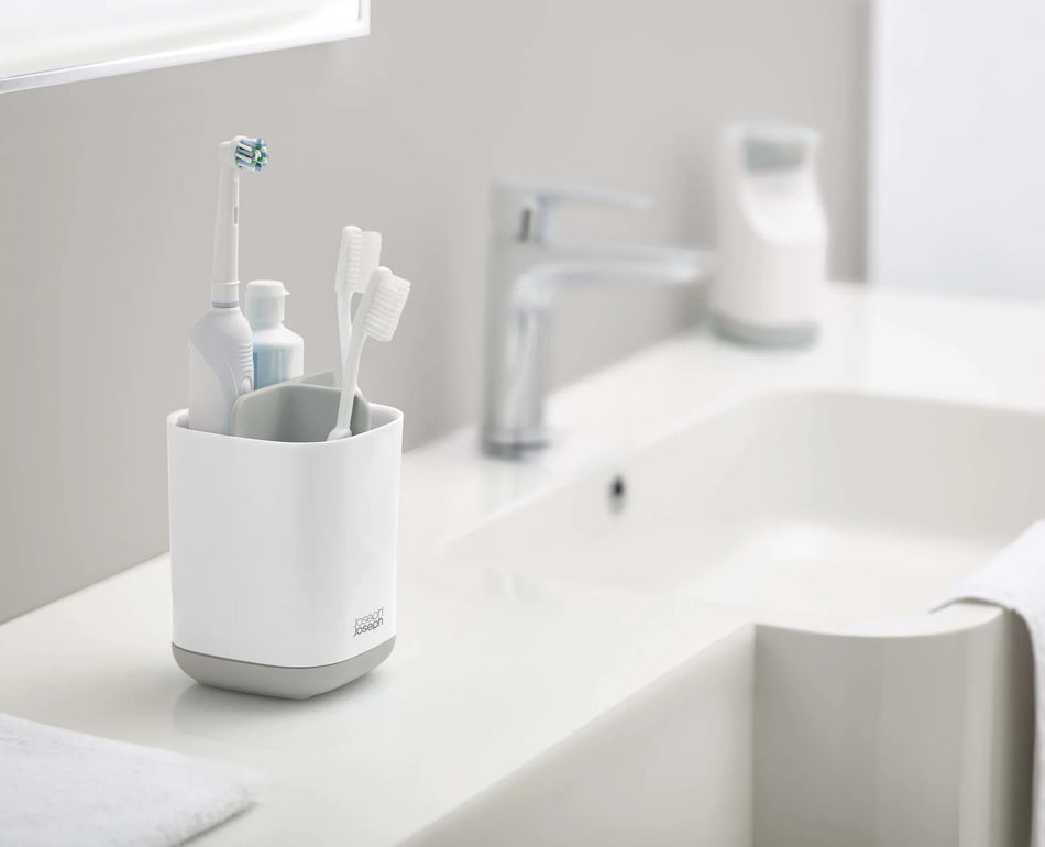 Joseph & Joseph Toothbrush Caddy Grey & White