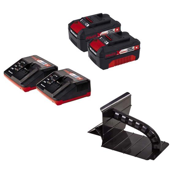 Einhell Power X-Charge 36v (2 x 18v) 43cm Cordless Lawnmower Kit