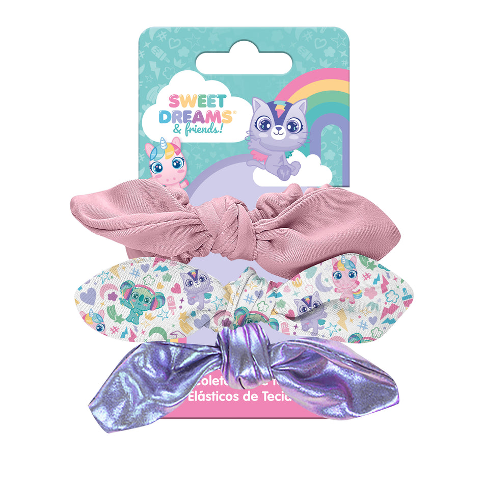 Sweet Dreams Hair Tie with Bow Set