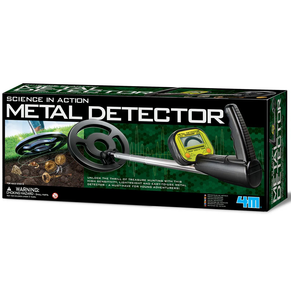 Great Gizmos Kidz Labs Science In Action Metal Detector