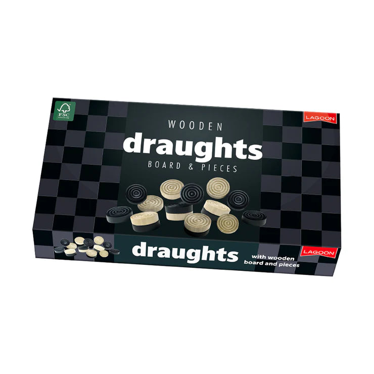 Draughts Wooden Game