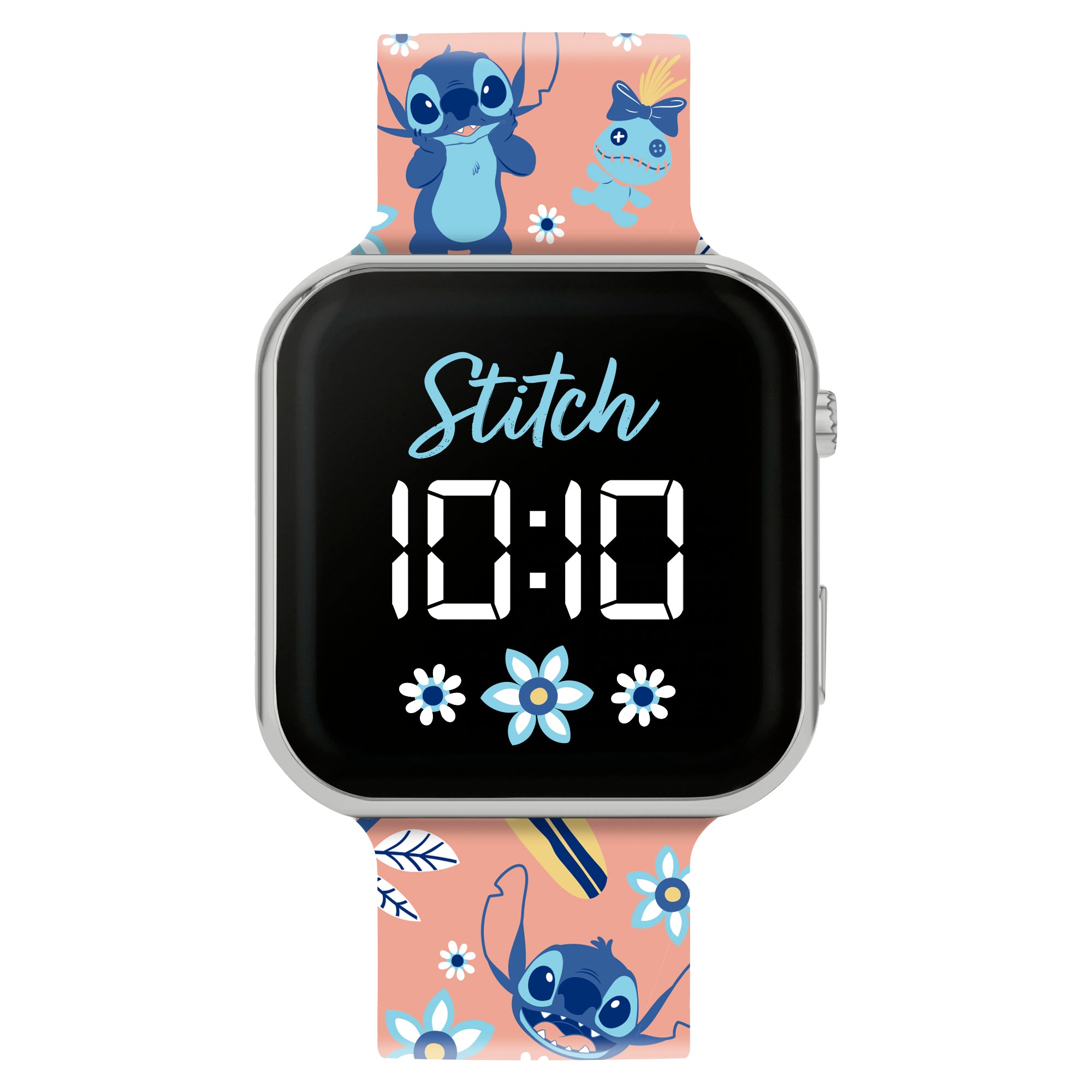Stitch Printed Strap LED Watch