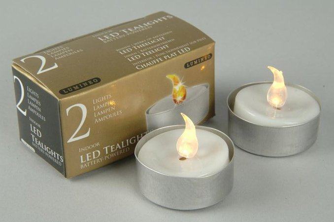 Led Tealight Steady Battery Operated