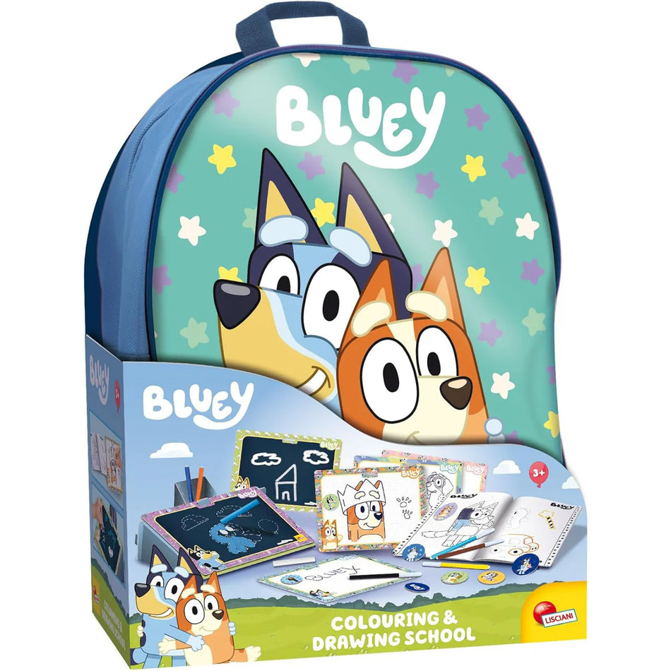 Bluey Colouring Drawing Backpack