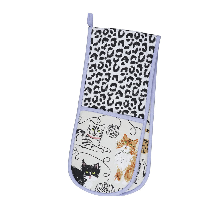 Feline Friends Double Oven Glove