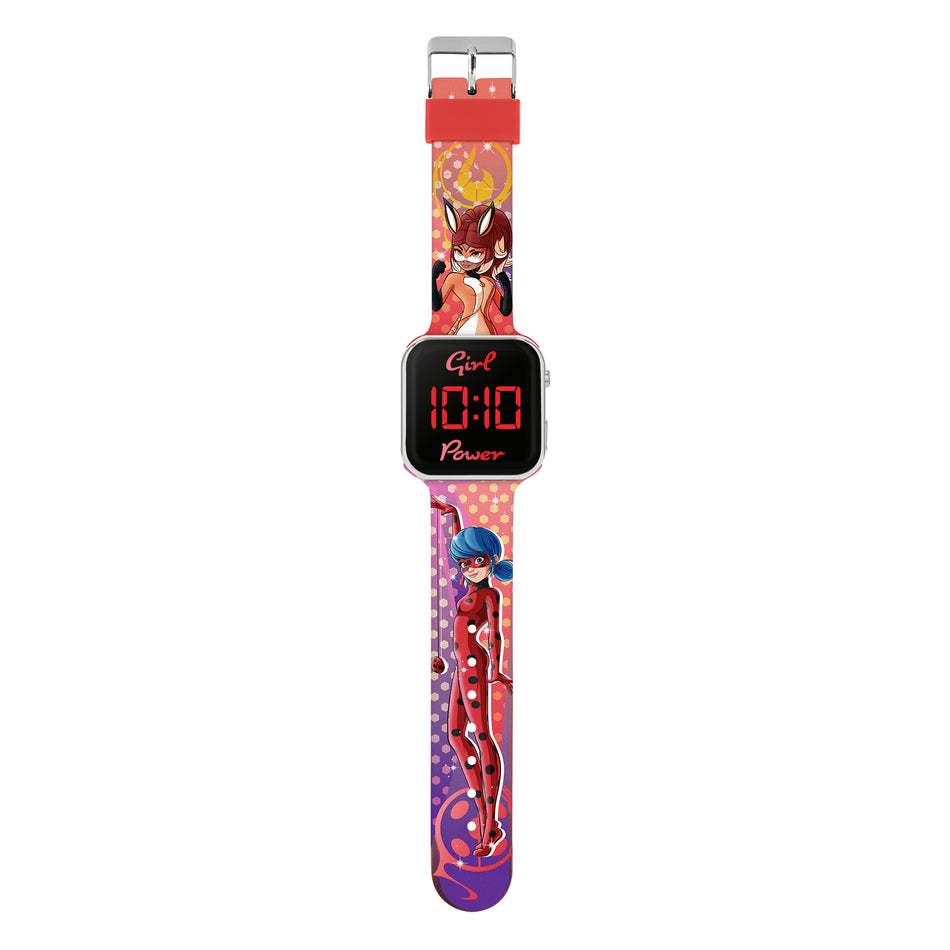 Miraculous Ladybug Printed Strap LED Watch