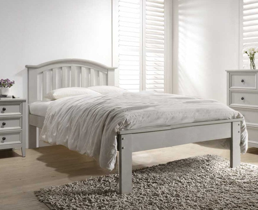 Mila Curved Headboard Bed Frame Clay