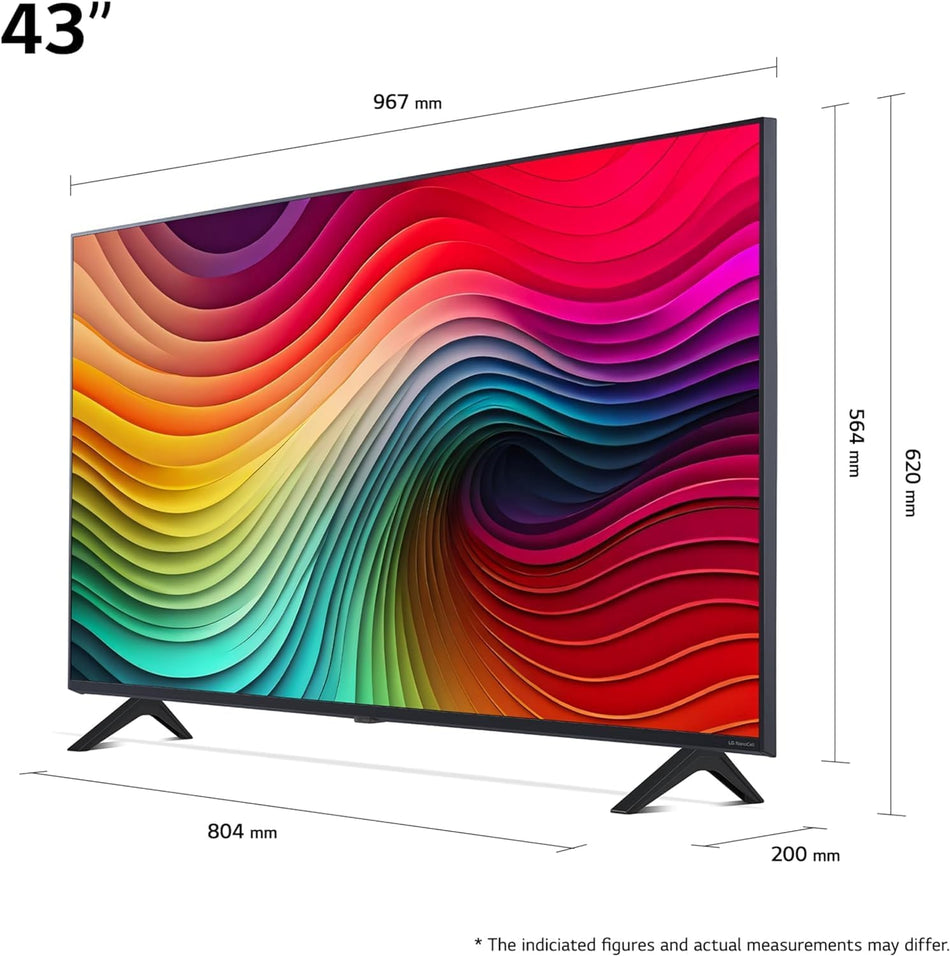 LG 43" 4K Smart Nanocell TV 2025