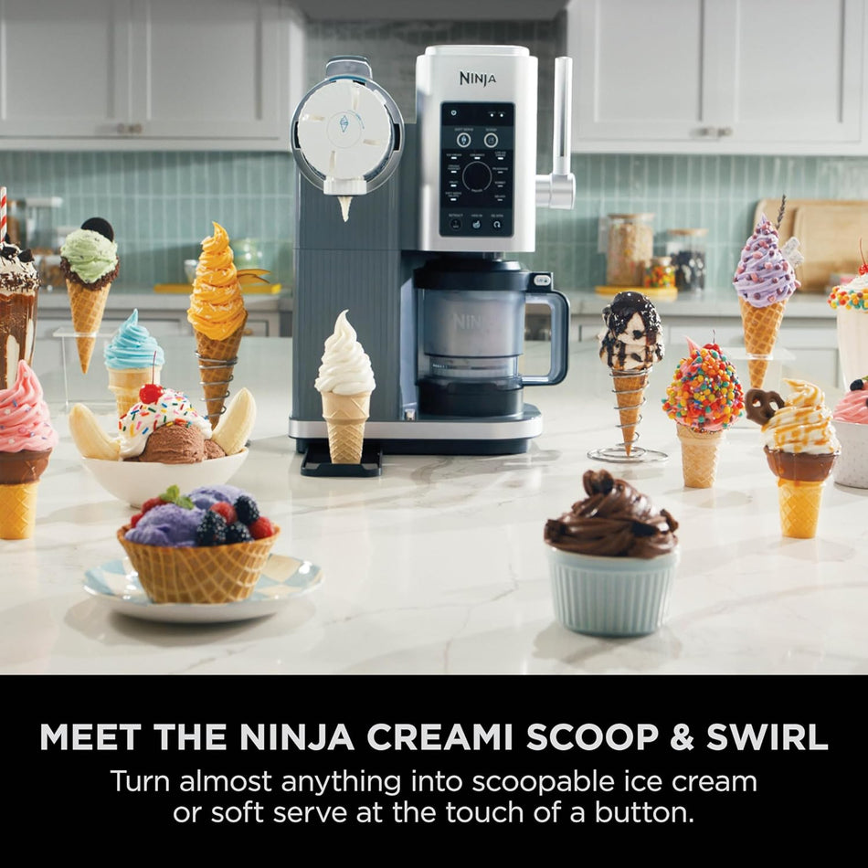 Ninja Swirl 3 In 1 Soft Serve & Ice Cream Maker