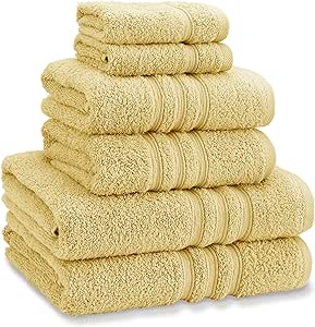 Catherine Lansfield Zero Twist Ochre Towel