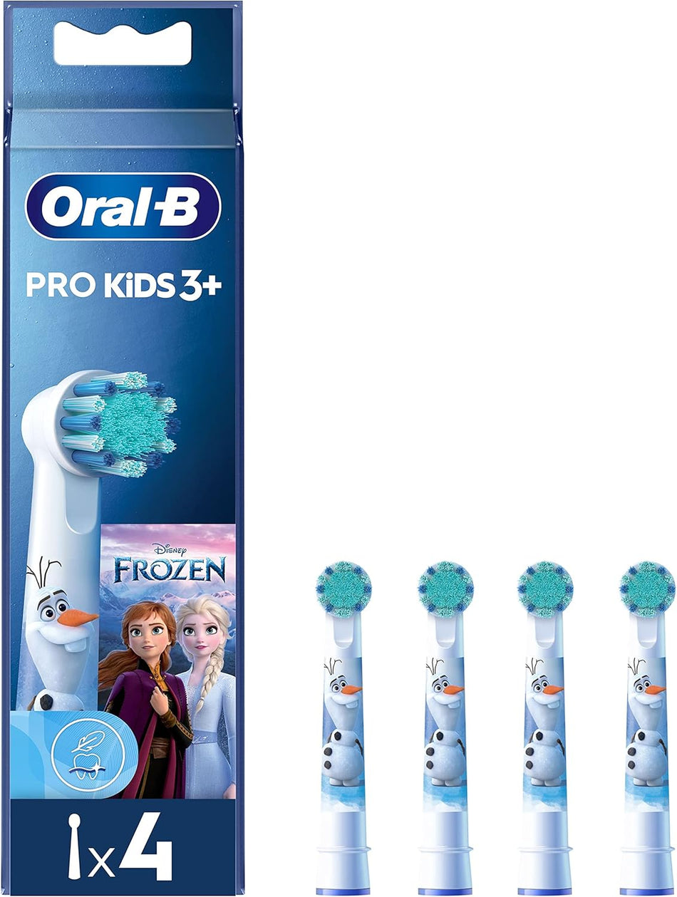 Oral-B Kids Toothbrush Power Refills 4 Pack - Frozen / Spider-Man