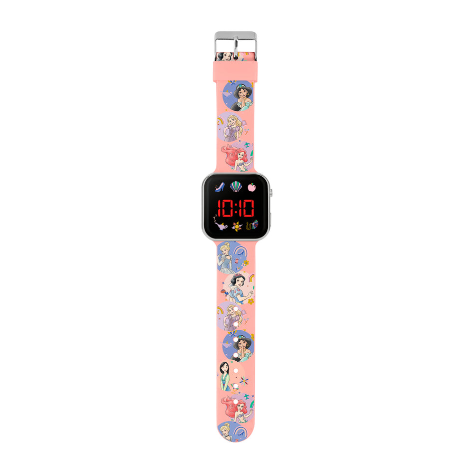 Disney Princess Pink Strap LED Watch
