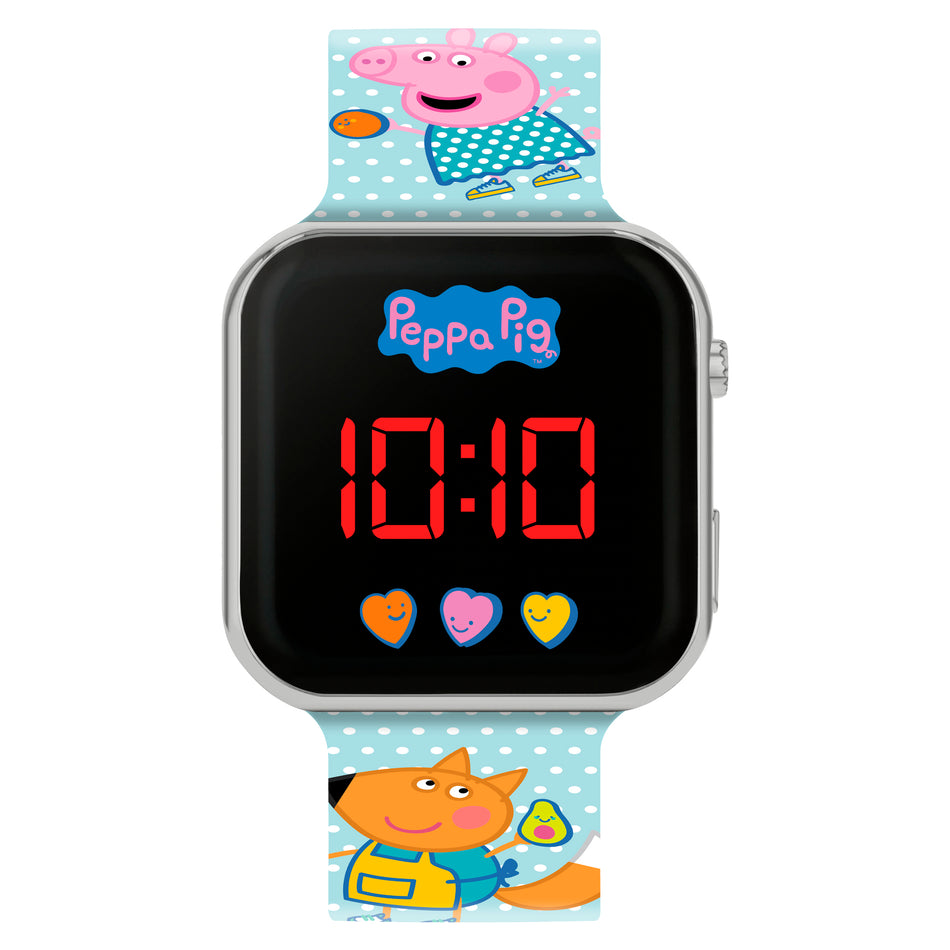 Peppa Pig Printed Strap LED Watch