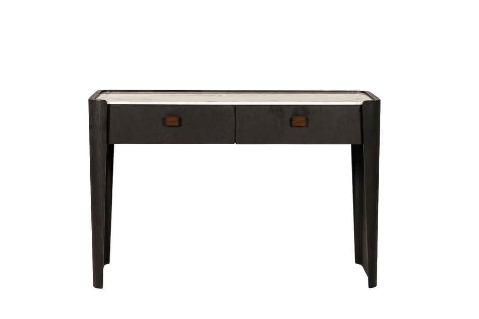 Rhodes Dressing Table 2 Drawer Ebony
