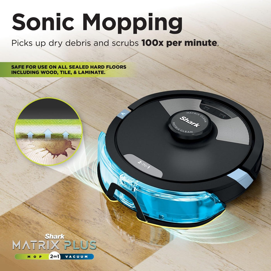 Shark Matrix Plus 2-in-1 Self-Empty Robot Vacuum Cleaner & Mop