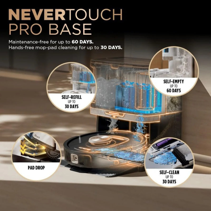Shark PowerDetect NeverTouch Pro 2 Robot Vacuum & Mop