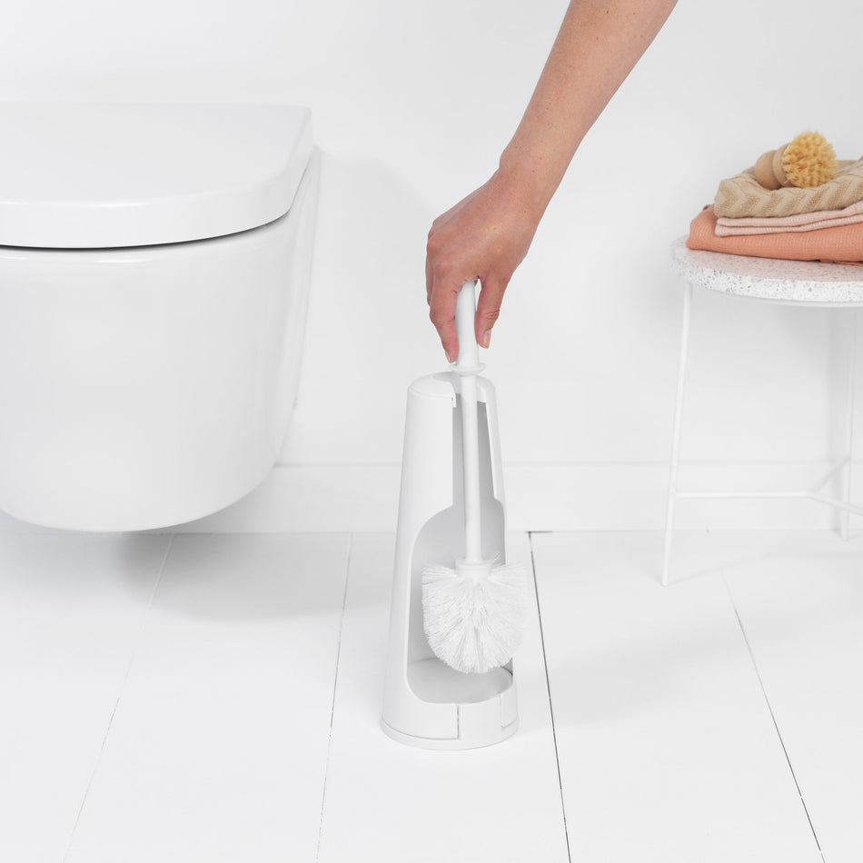 Brabantia Toilet Brush & Holder Classic White