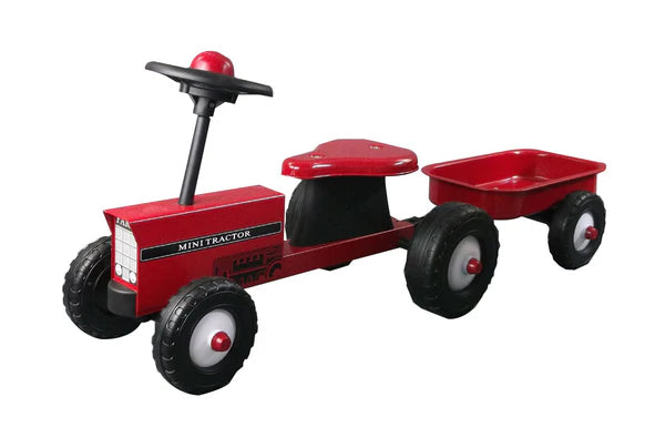 Great Gizmos Red Tractor With Trailer