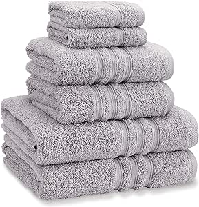 Catherine Lansfield Zero Twist Silver Towel