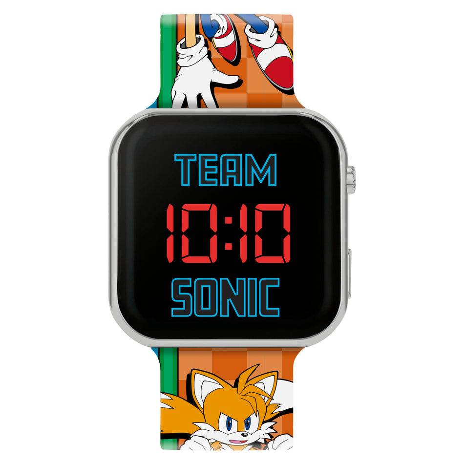 Sonic The Hedgehog Printed Strap LED Watch