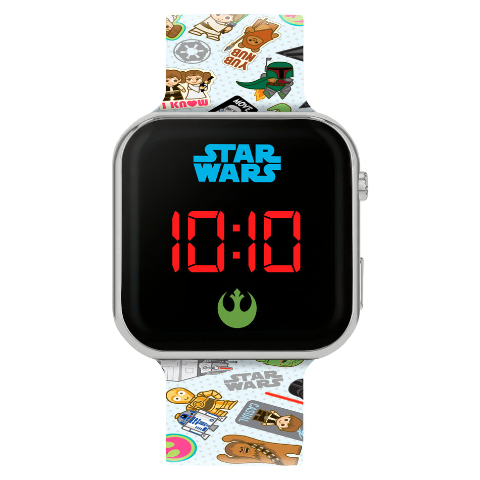 Star Wars Printed Strap LED Watch