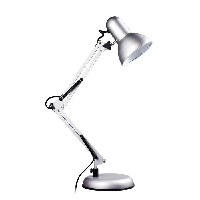 Studio Silver Grey Desk Lamp