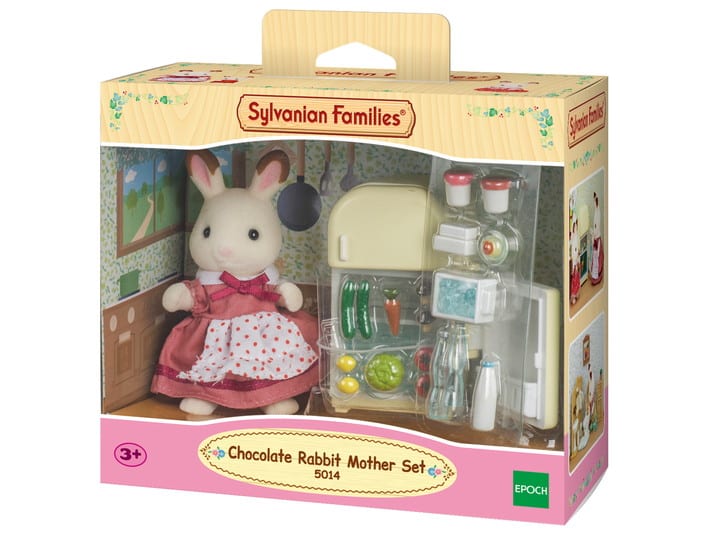 Chocolate Rabbit Mother Set Sylvanians