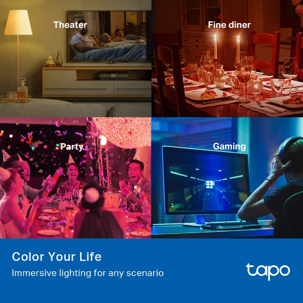 Tapo L530B Dimmable Smart Light Bulb Single Pack Multi-Colour