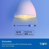 TAPO L530B DIMMABLE SMART LIGHT BULB SINGLE PACK MULTI-COLOUR | TAPOL530B