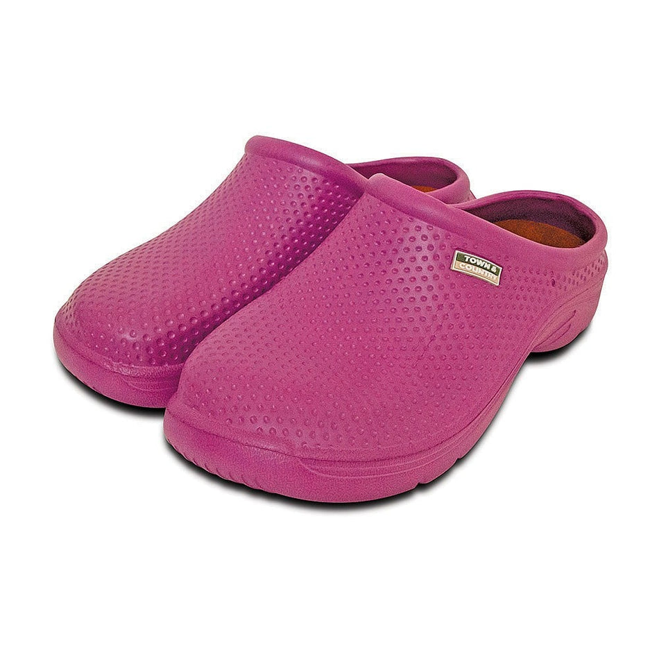 Eva Cloggies Shoes Raspberry