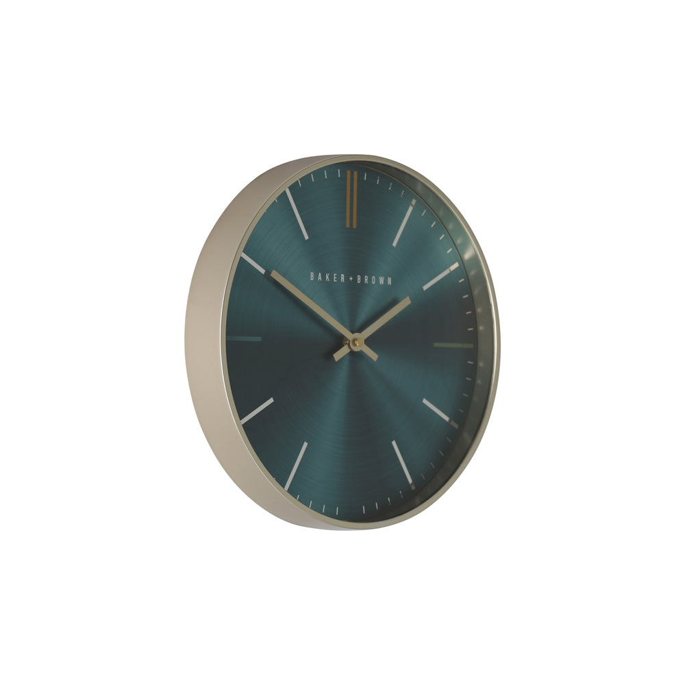 Baker & Brown Metallic Clock Blue 30Cm – Fitzgeralds Homevalue Dingle