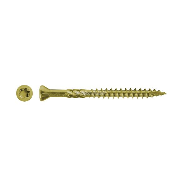 Exterior Wood Screws 5mm x 80mm Tub 100