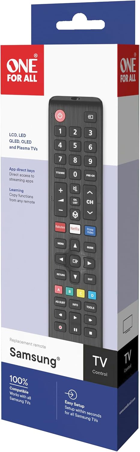 One For All Samsung TV Replacement Remote Control