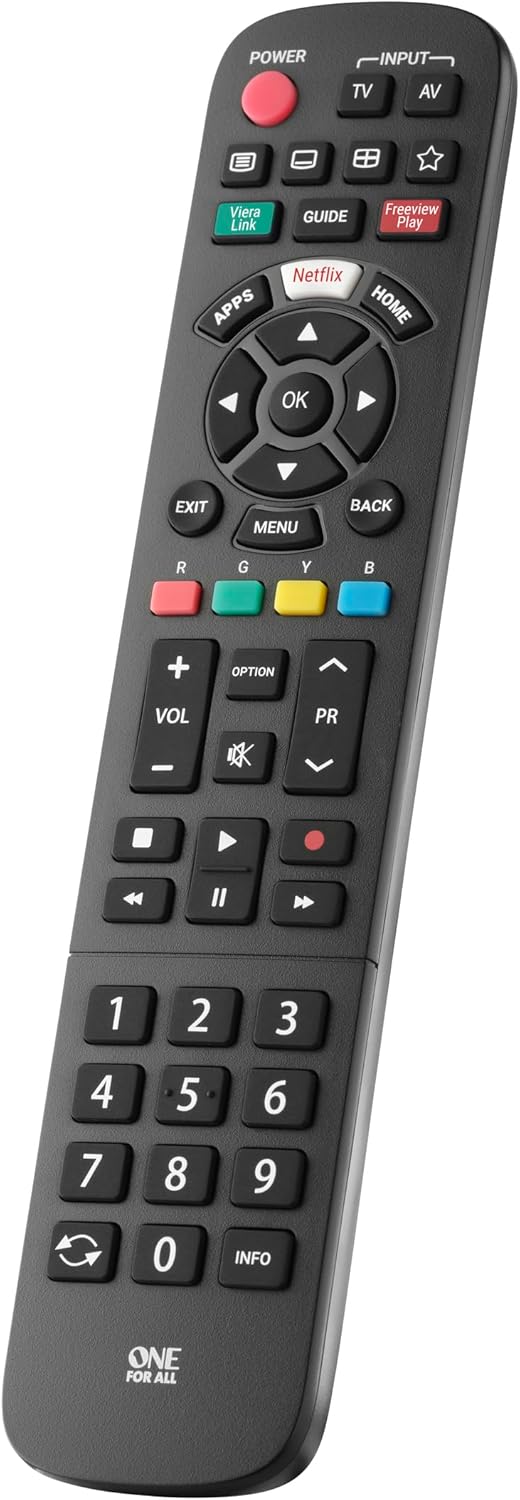 One For All Panasonic TV Replacement Remote Control
