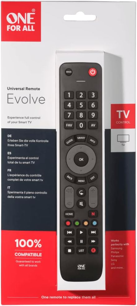 One For All Evolve Universal Remote Control