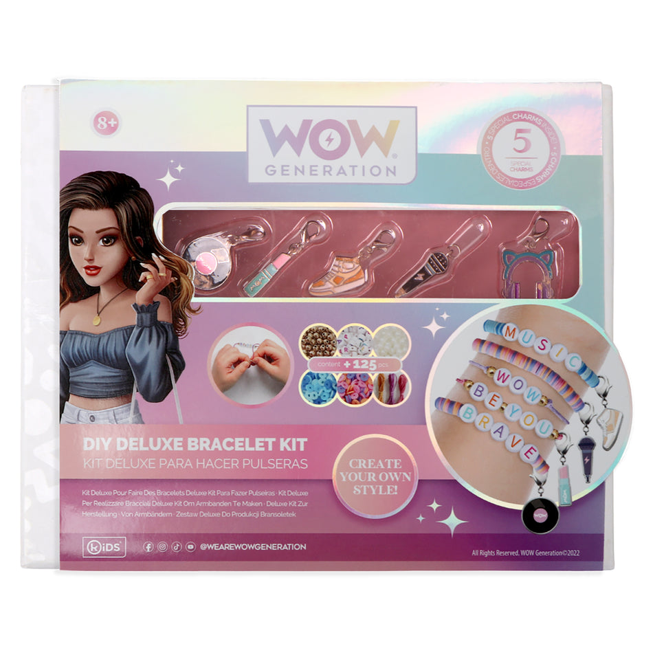 Kit DIY Deluxe Bracelet Maker with 5 Charms