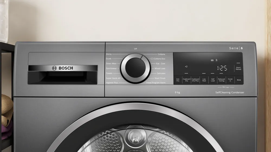 Bosch 9KG Series 6 Heat Pump Tumble Dryer