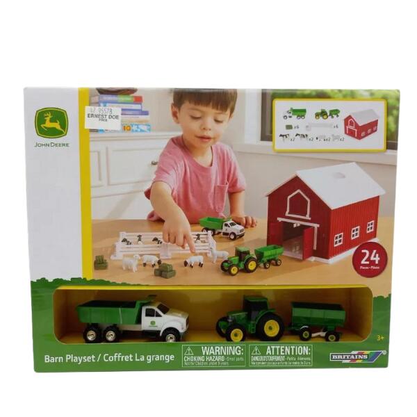 Britains John Deere 1:64 24 Piece Playset with Barn