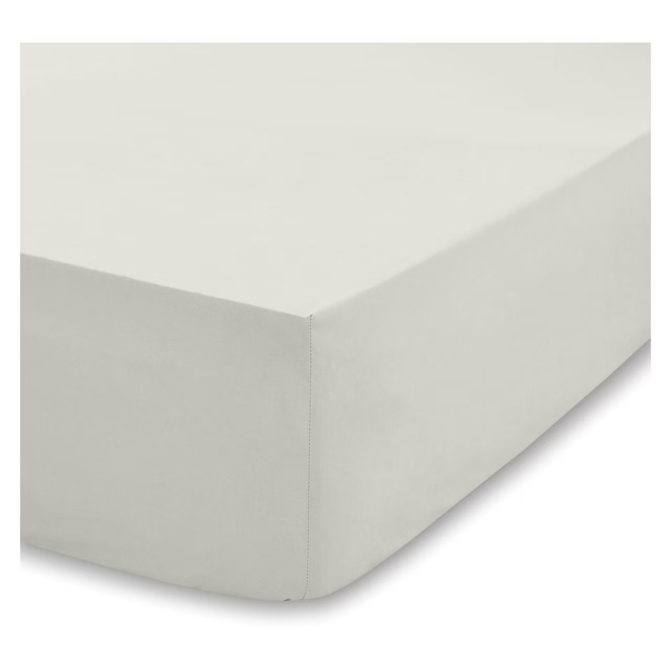 Bianca 200 Thread Count Cotton Percale Extra Deep Fitted Sheet