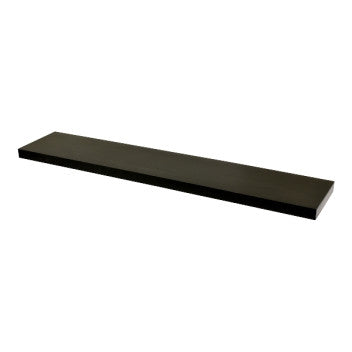 Duraline Float Shelf High Black Laquered  118 x 23.5cm