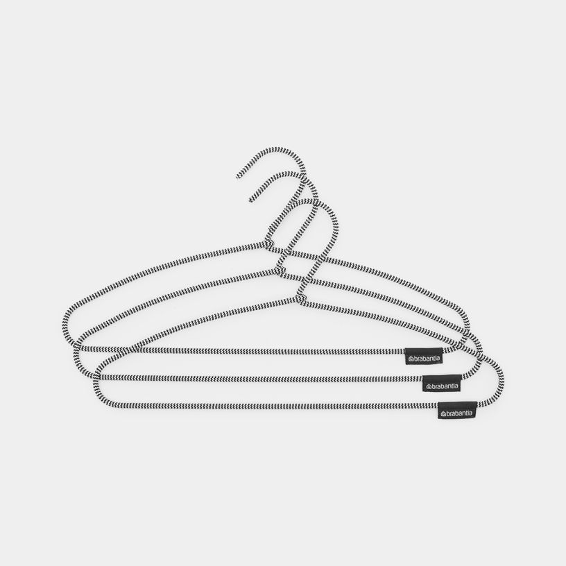 Brabantia Soft Touch Set Of Three Clothes Hangers